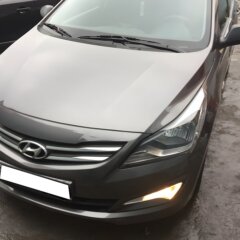 Hyundai Solaris: ремонт передней части после ДТП