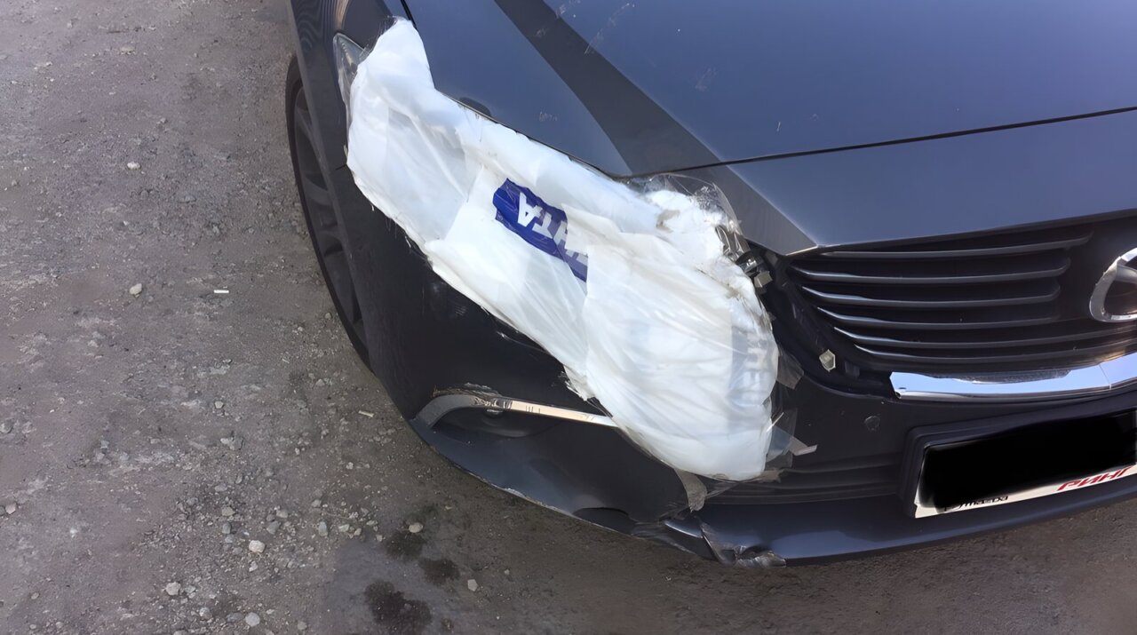 Mazda 6: ремонт и покраска передней части — до