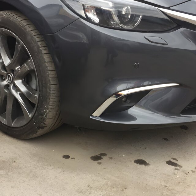 Mazda 6: ремонт и покраска передней части — после