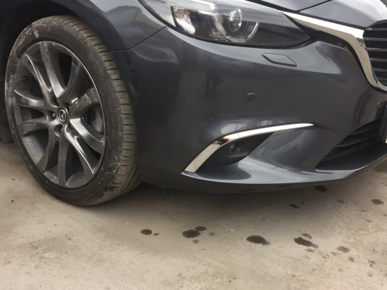 Mazda 6: ремонт и покраска передней части